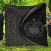 Samoa Coat Of Arms Polynesian Premium Quilt  Circle Style  07 J2  Quilt